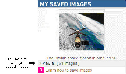 Fig 05: Viewing your saved images